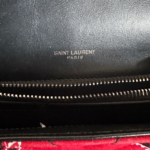 YSL PAISLEY BANDANA CROSS BODY BAG DETACHABLE LINK STRAP - Picture 8 of 10